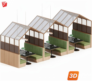 Cafe Furniture Skp Files 